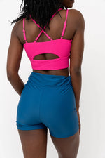 Hibiscus Double Strap Swim Top