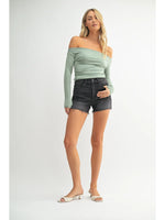 Just USA Jeans Black Wash Soft & Stretchy High Rise Short