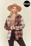 Plus Plaid Flannel Shirt