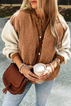 Dropped Shoulder Long Sleeve Jacket