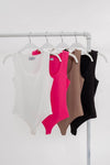 Reversible Knit Tank Bodysuit