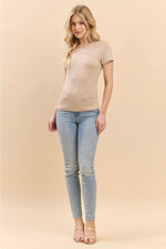 Crewneck Double Layered Top
