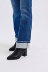 Judy Blue Full Size Run Mid-Rise Bootcut Jeans with Thermal Lining