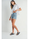 Just USA Jeans Slight Distressed Stretch Short