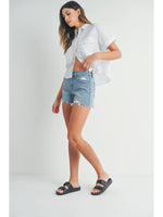 Just USA Jeans Slight Distressed Stretch Short