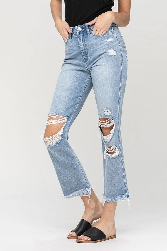 Flying Monkey Super High Rise Straight Jean