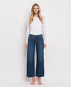 Lovervet by VERVET Tummy Control Mid Rise Wide Leg Jeans