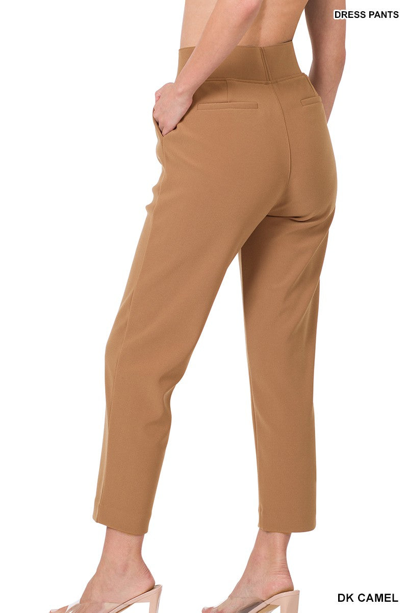 7/8 Length Stretch Pull-On Dress Pants