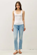 Soft Core-Double Lined Basic Square Neck Tank