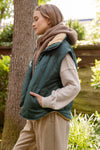 Quilted Zip Up Fleece Lined Puffer Vest