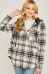 Plaid Flannel Button Up Shacket
