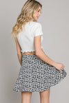 Ditsy Floral Print Skater Skirt
