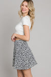 Ditsy Floral Print Skater Skirt