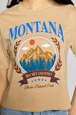 Mineral Wash Montana Big Sky Country Graphic Tee