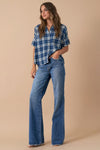 High Rise Relaxed Boot Cut Denim