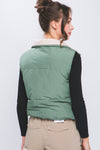 Woven Solid Reversible Vest