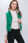 Woven Solid Reversible Vest
