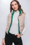 Woven Solid Reversible Vest