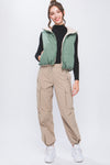 Woven Solid Reversible Vest