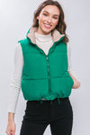 Woven Solid Reversible Vest