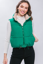 Woven Solid Reversible Vest