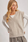Oversized Knit Vest
