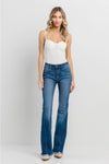 Jelly Jeans Mid Rise Flare with Side Detail