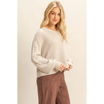 Pocket Detailed Crew Neck Sweater
