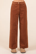 Corduroy Back Elastic Waist Pants