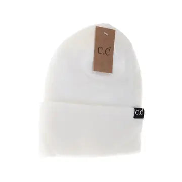 Unisex Wide Cuff C.C Beanie