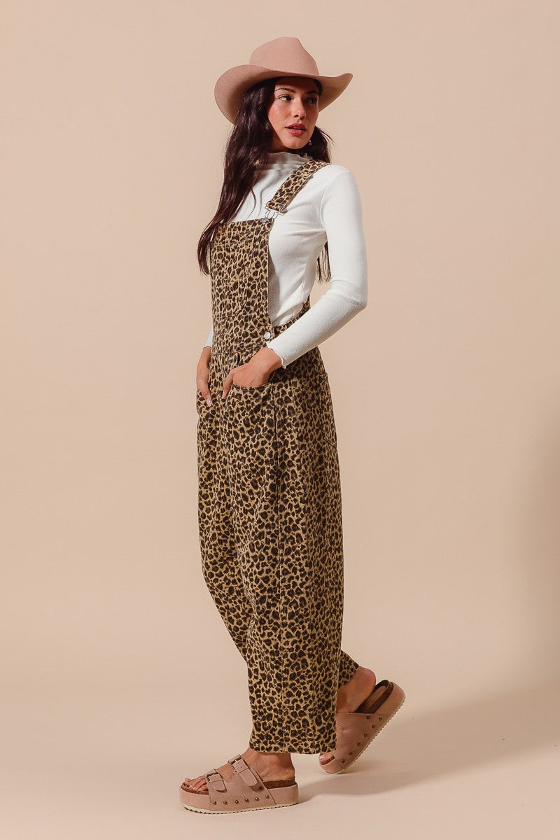 Take Me To The Savanna Barrel Overalls