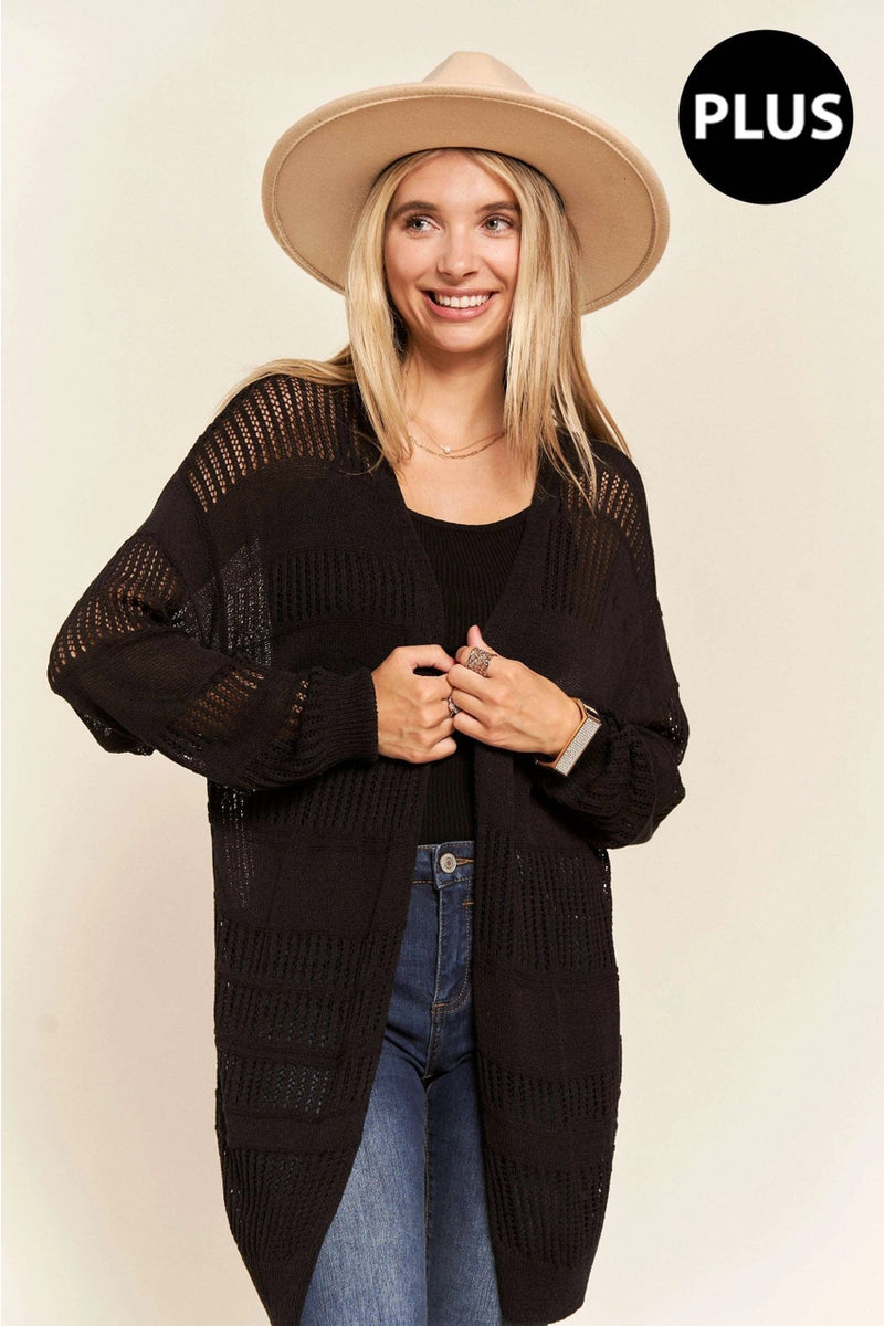Plus Lightweight Cardigan
