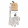 Soft Ribbed Knit C.C Glove