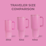 Taffy HydroJug 40 oz Traveler Tumbler