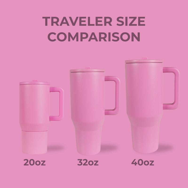 Taffy HydroJug 40 oz Traveler Tumbler