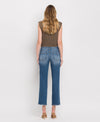 Lovervet by VERVET High Rise Crop Straight Jeans