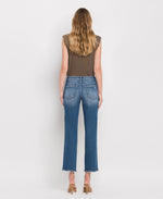 Lovervet by VERVET High Rise Crop Straight Jeans