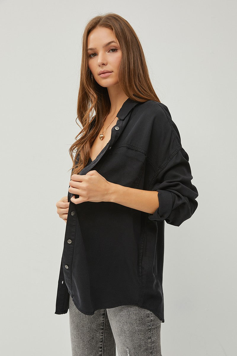 RISEN Oversized Tencel Shirt