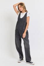 Shadow Fade Denim Jumpsuit Overall