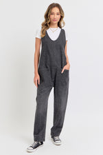 Shadow Fade Denim Jumpsuit Overall