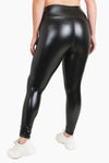 Curvy Glossy Liquid Highwaist Leggings