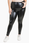 Curvy Glossy Liquid Highwaist Leggings