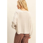 Pocket Detailed Crew Neck Sweater