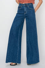 Risen High Rise Wide Palazzo Jeans