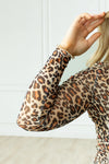 Leopard Sheer Top