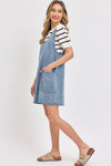 Blue Jean Charm Overall Dress