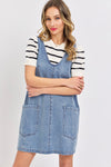 Blue Jean Charm Overall Dress