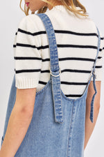 Blue Jean Charm Overall Dress