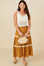 Crochet Knit Cropped Tank