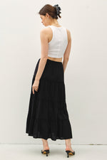 Tiered Maxi Skirt